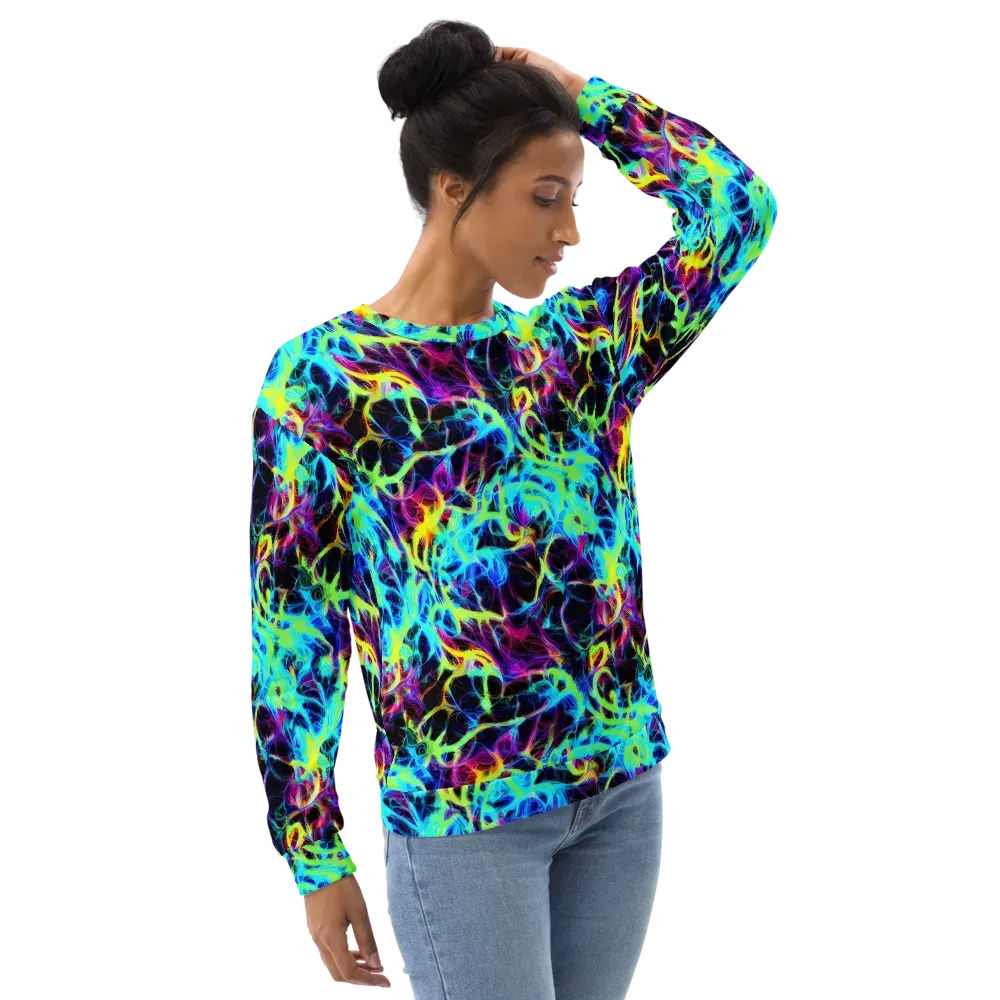 Celestial Tangledown on Sweatshirt — Right Front