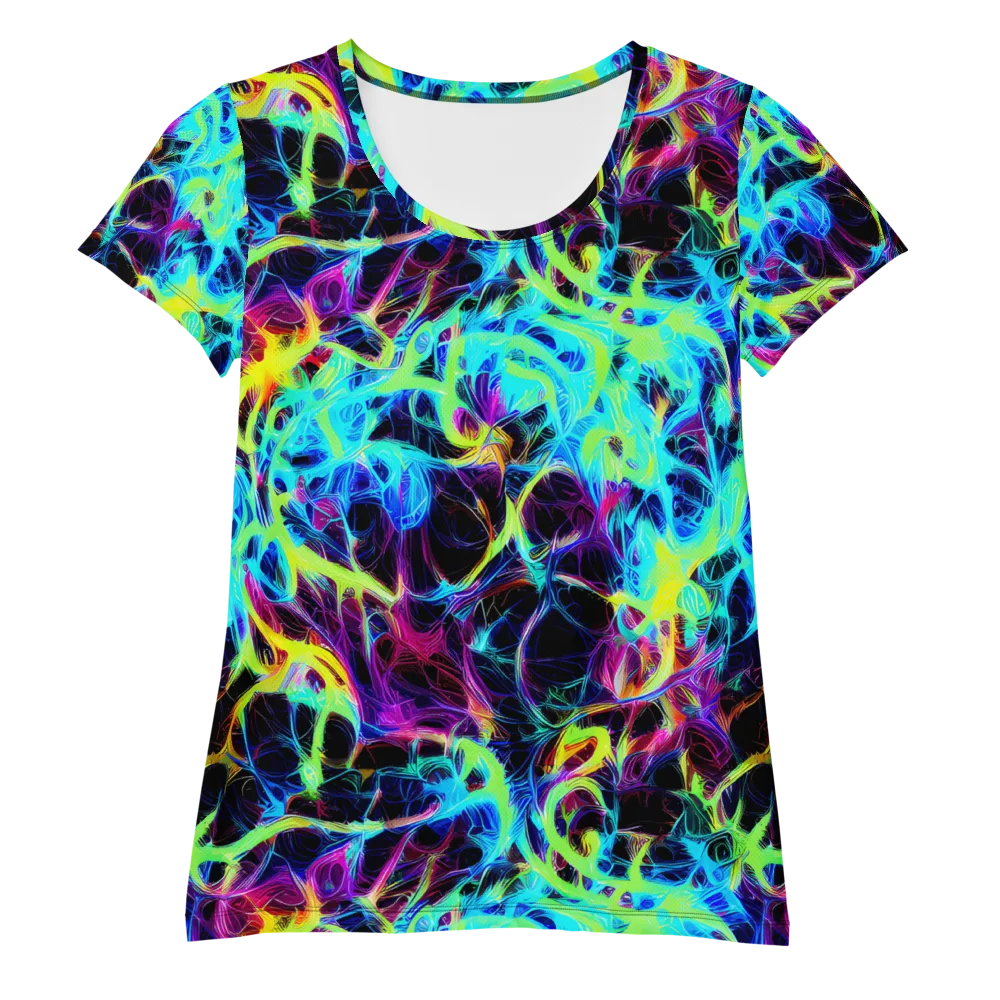 Celestial Tangledown on Women's Athletic T-Shirt — Front