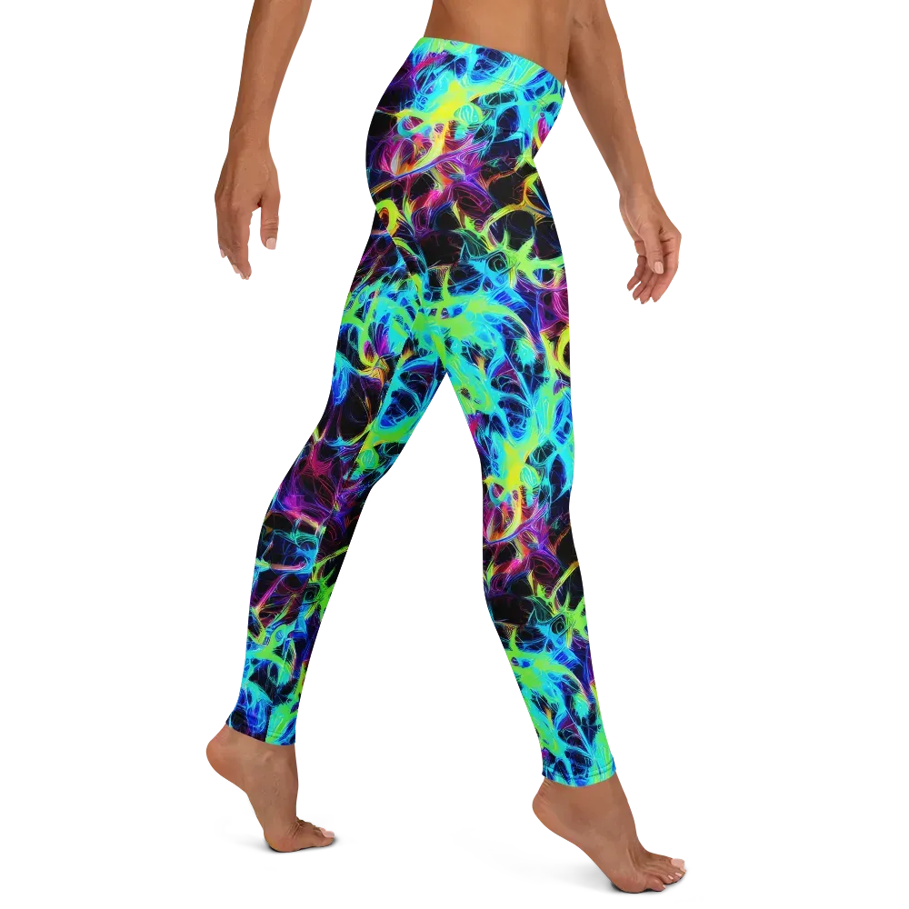 Celestial Tangledown on Leggings — Right