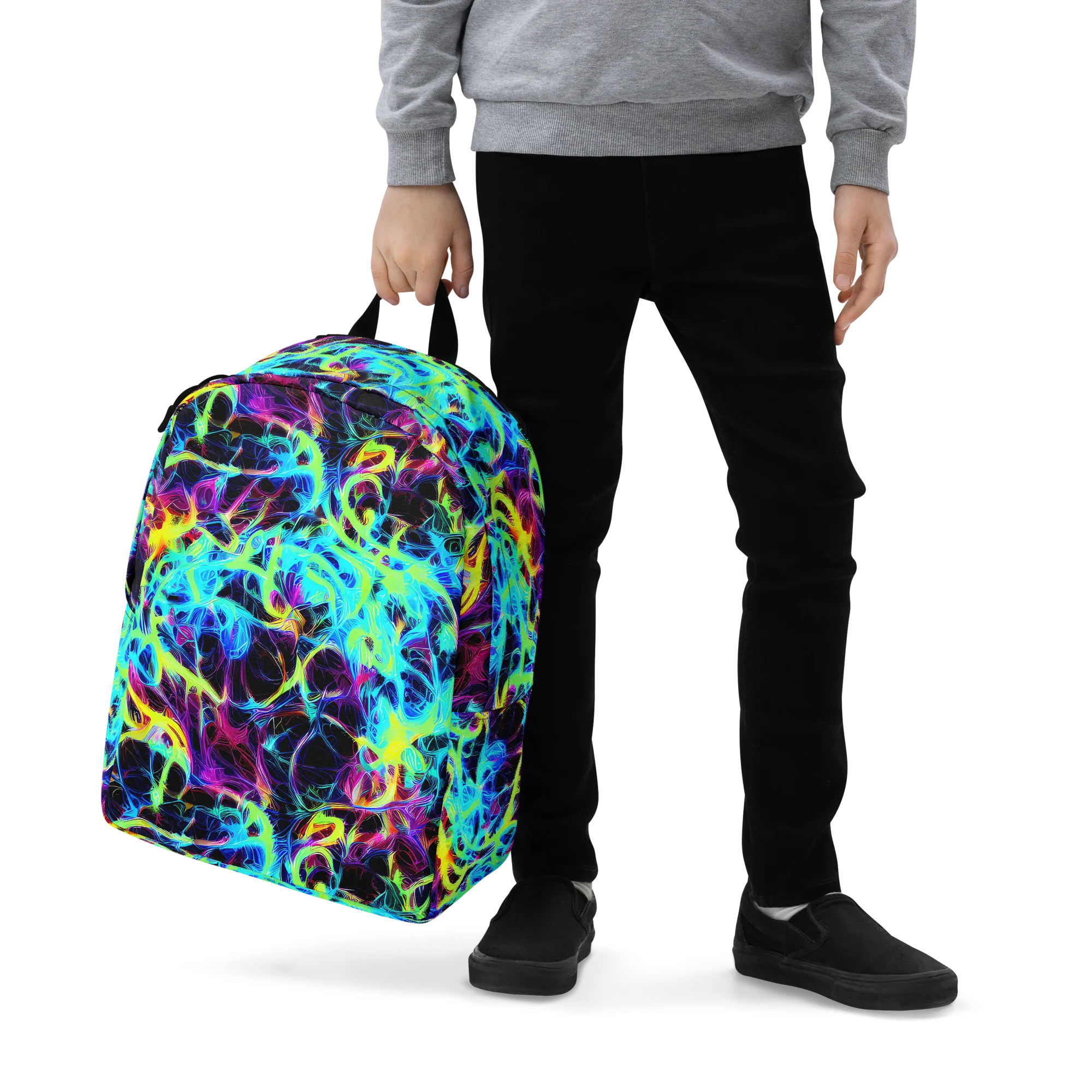 Celestial Tangledown on Minimalist Backpack — Zoomed-in