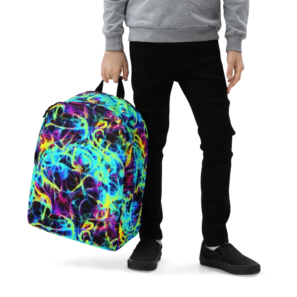 Celestial Tangledown on Minimalist Backpack — Zoomed-in
