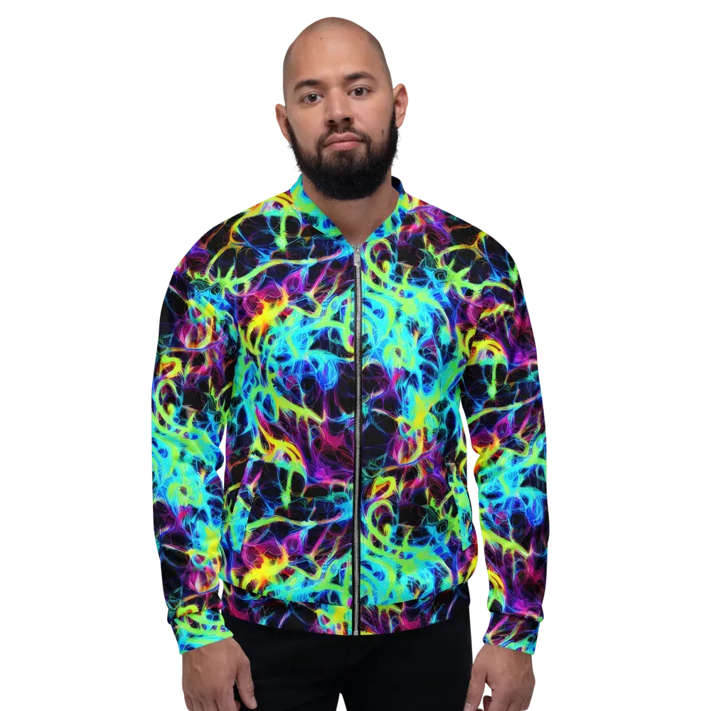 Celestial Tangledown on Bomber Jacket — Front