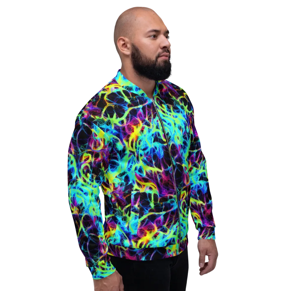 Celestial Tangledown on Bomber Jacket — Right