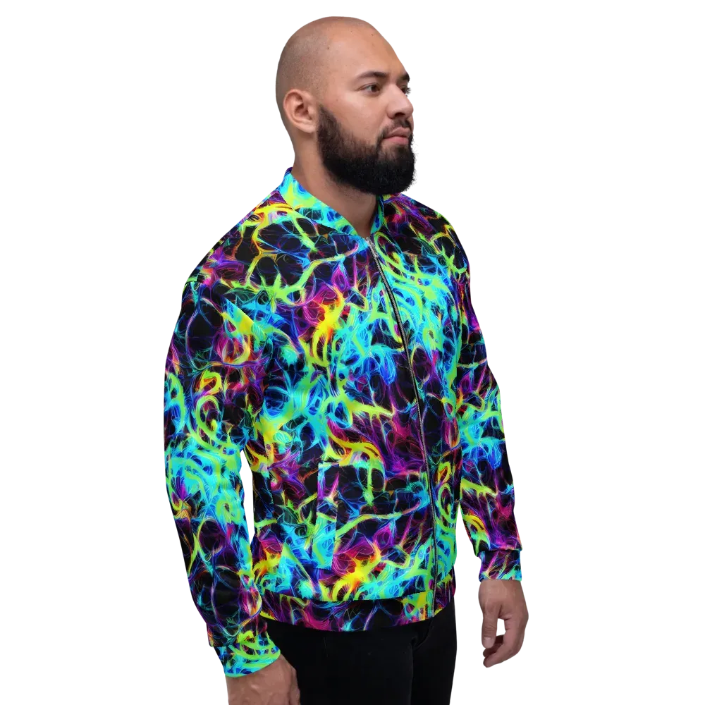 Celestial Tangledown on Bomber Jacket — Right