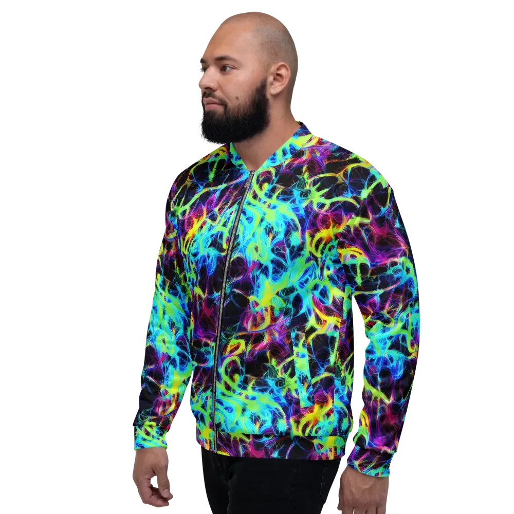 Celestial Tangledown on Bomber Jacket — Left