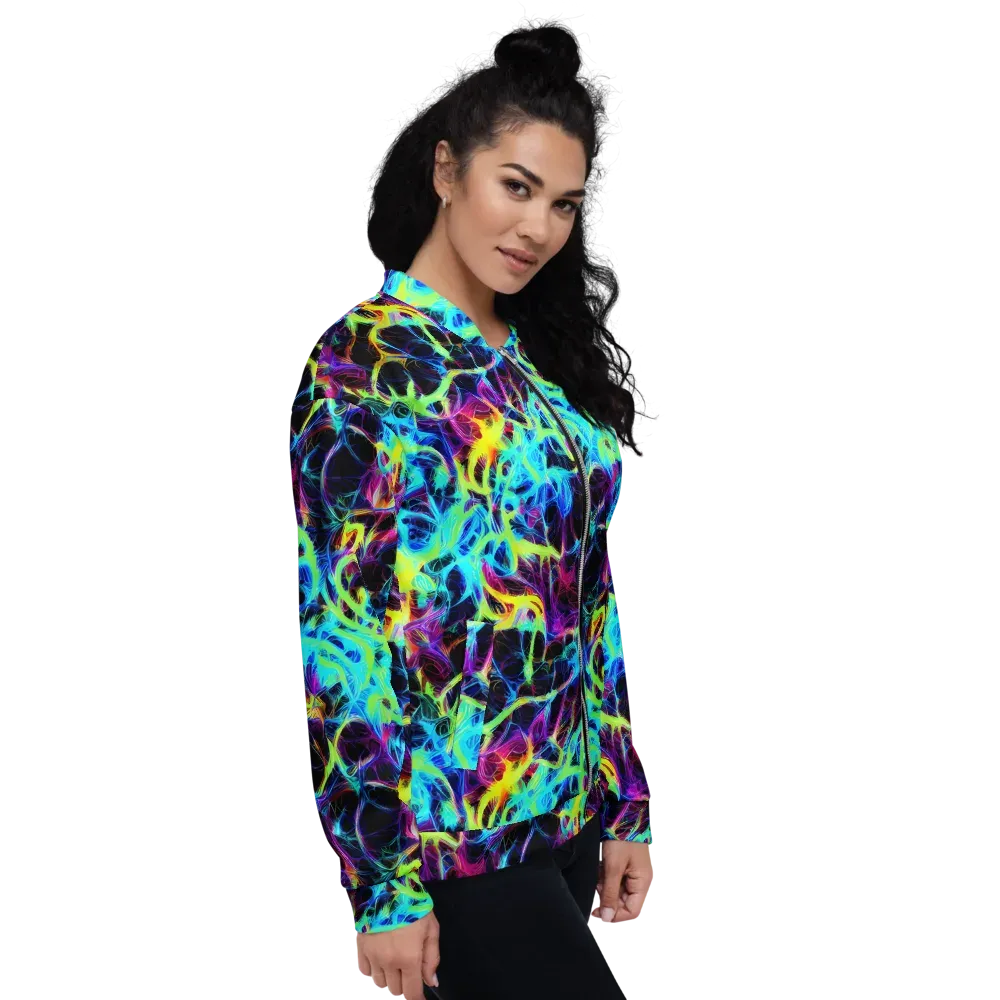 Celestial Tangledown on Bomber Jacket — Right