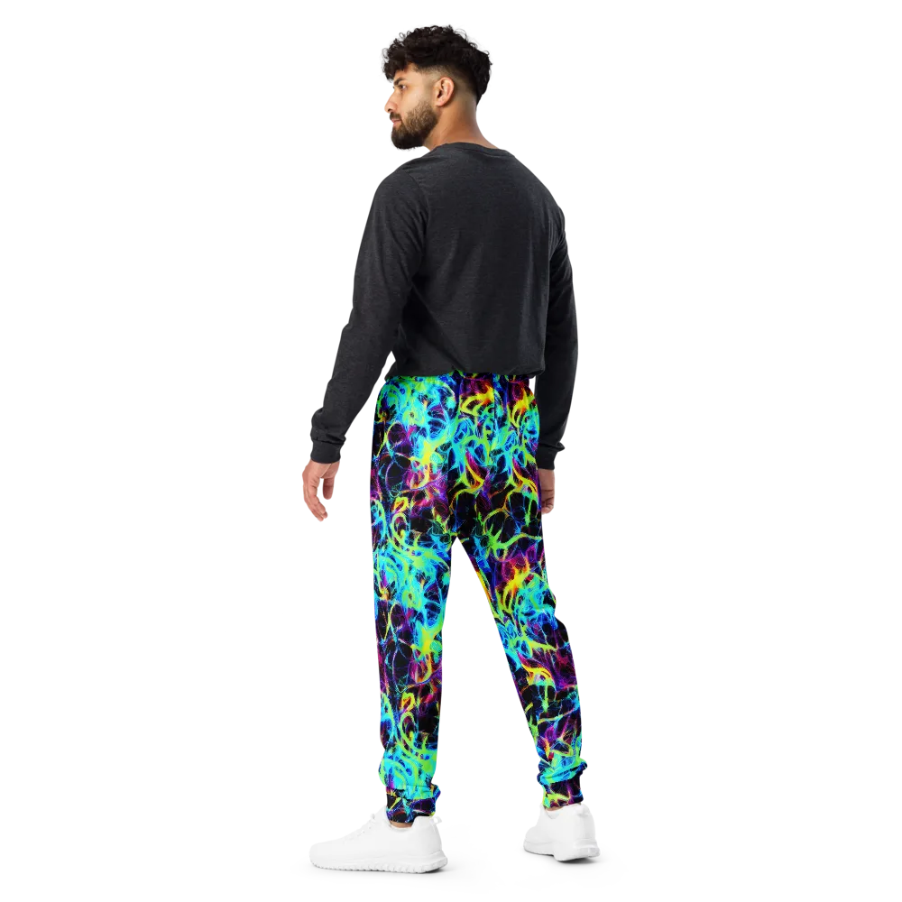 Celestial Tangledown on Men's Joggers — Back