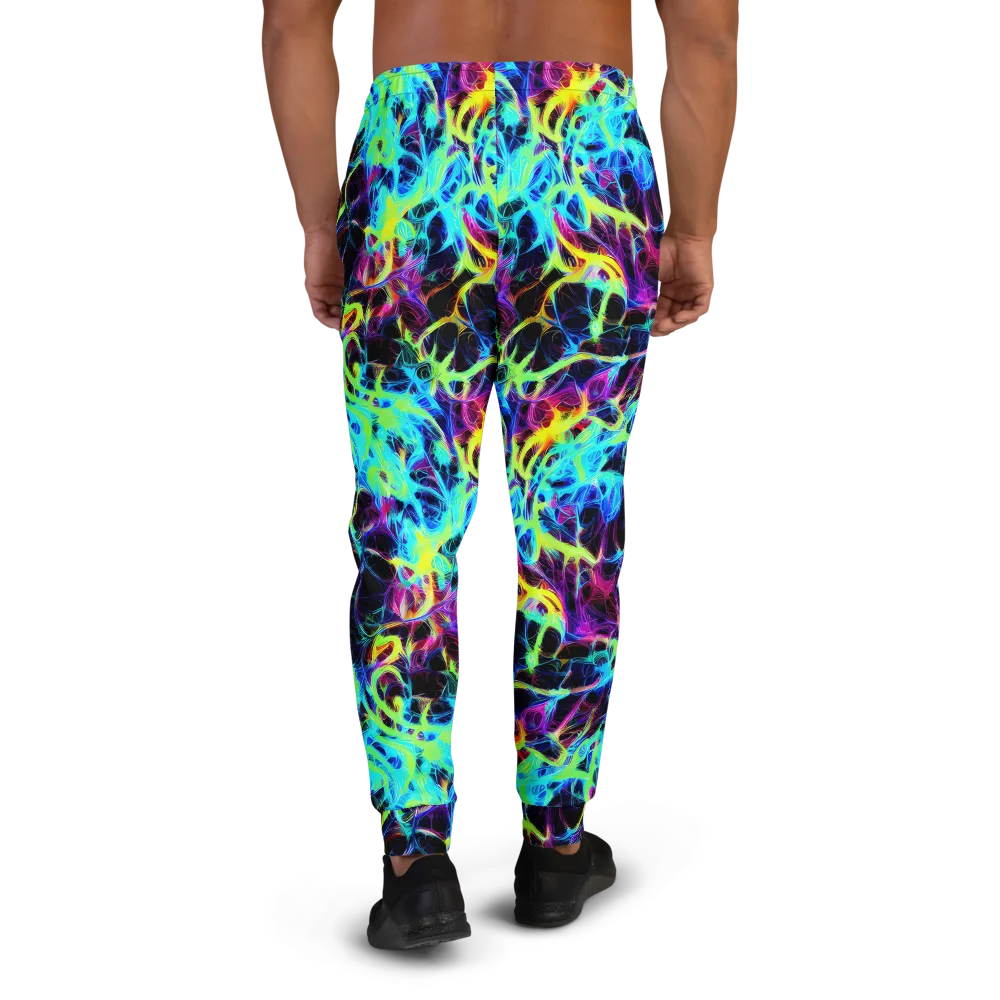 Celestial Tangledown on Men's Joggers — Back