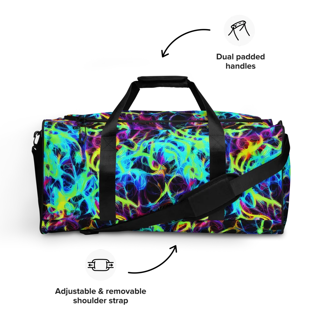 Celestial Tangledown on Duffle Bag — Front