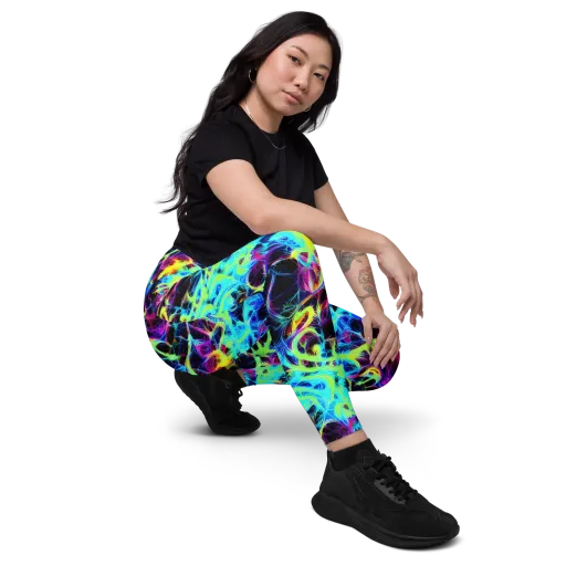 Celestial Tangledown on a Leggings with Pockets