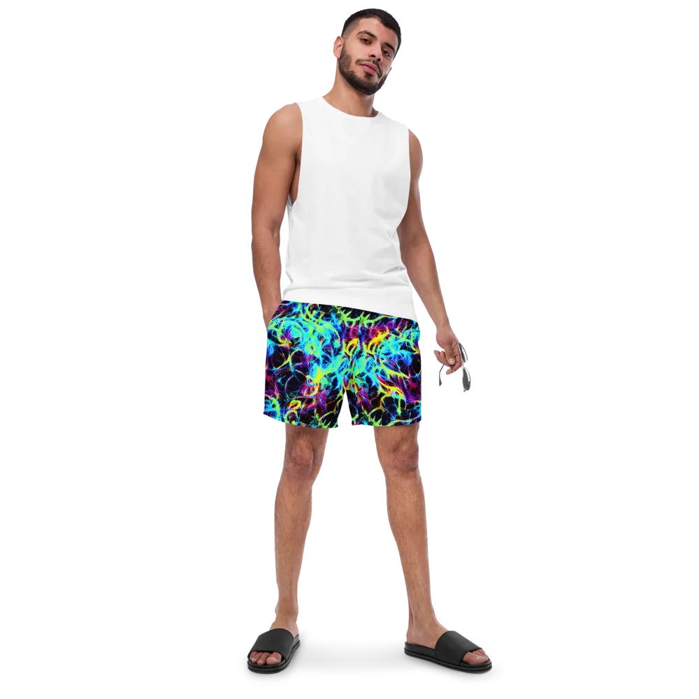 Celestial Tangledown on Swim Trunks — Front