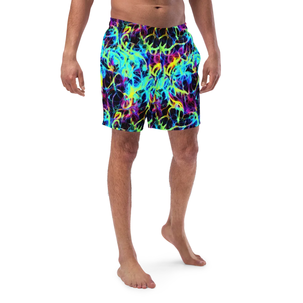 Celestial Tangledown on Swim Trunks — Front