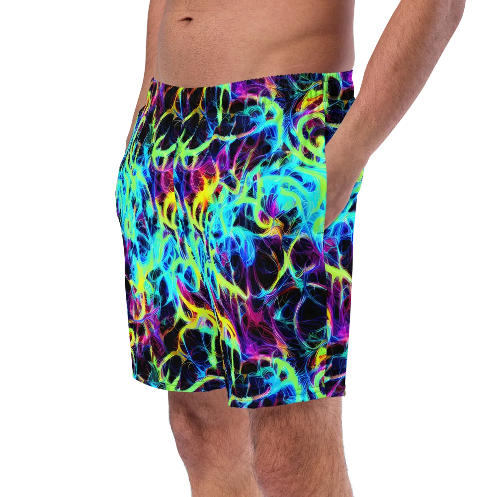 Celestial Tangledown on Swim Trunks — Left Front