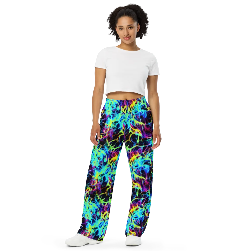 Celestial Tangledown on Wide-Leg Pants — Front