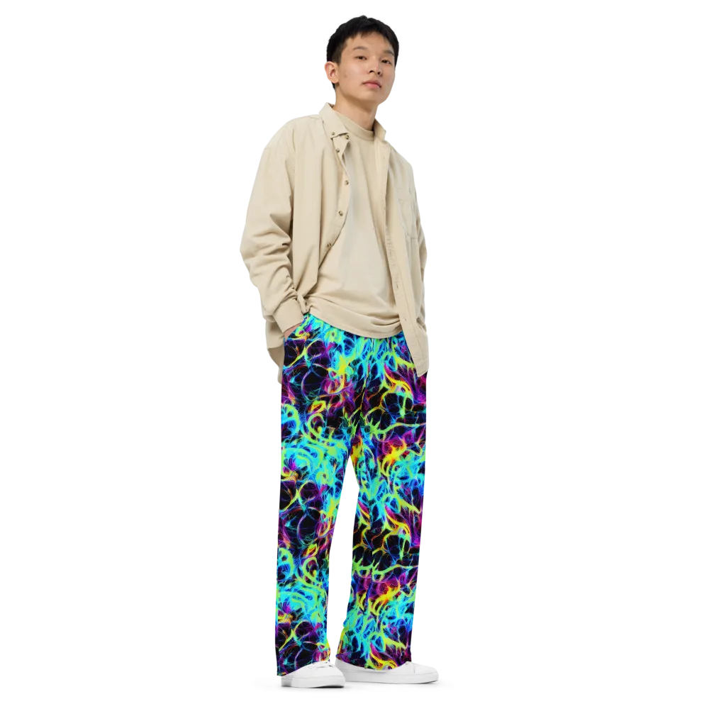 Celestial Tangledown on Wide-Leg Pants — Right Front
