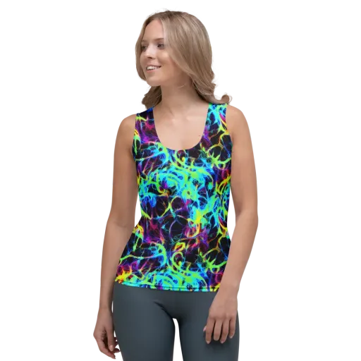 Celestial Tangledown on a Women's Tank Top