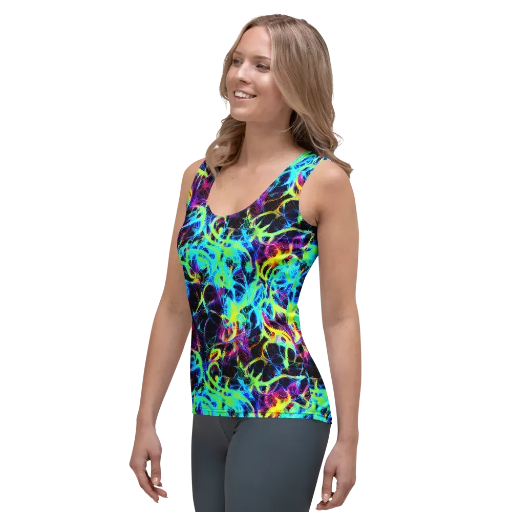 Celestial Tangledown on Women's Tank Top — Left Front
