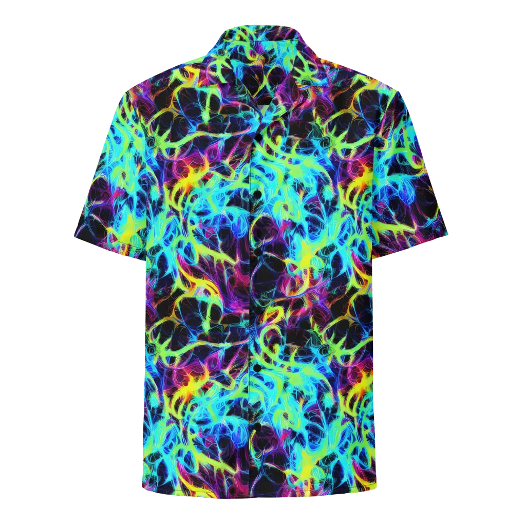 Celestial Tangledown on Button Shirt — Front