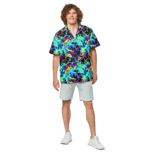 Celestial Tangledown on a Button Shirt