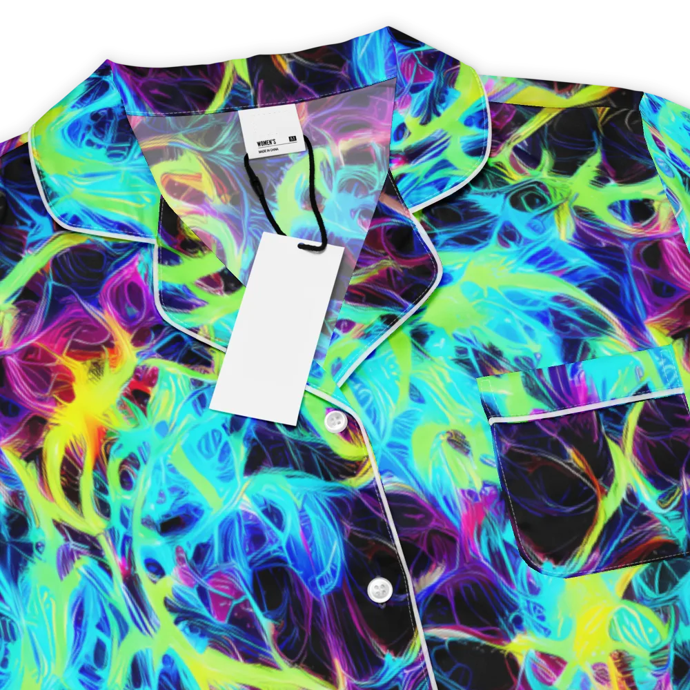 Celestial Tangledown on Women's Short Sleeve Pajama Top — Product details