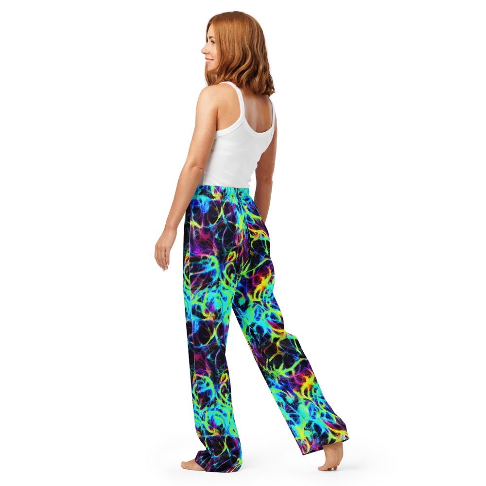 Celestial Tangledown on Women's Pajama Pants — Back