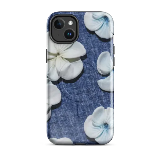 Azure Petal Drift on a MagSafe Tough Case for iPhone®