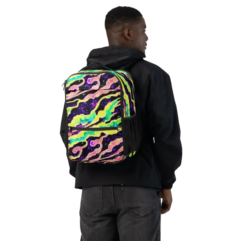 Galactic Taffy on Utility Backpack — Back
