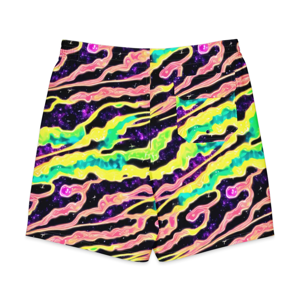 Galactic Taffy on Men's Board Shorts — Back