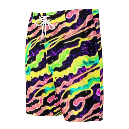 Galactic Taffy on a Men's Board Shorts