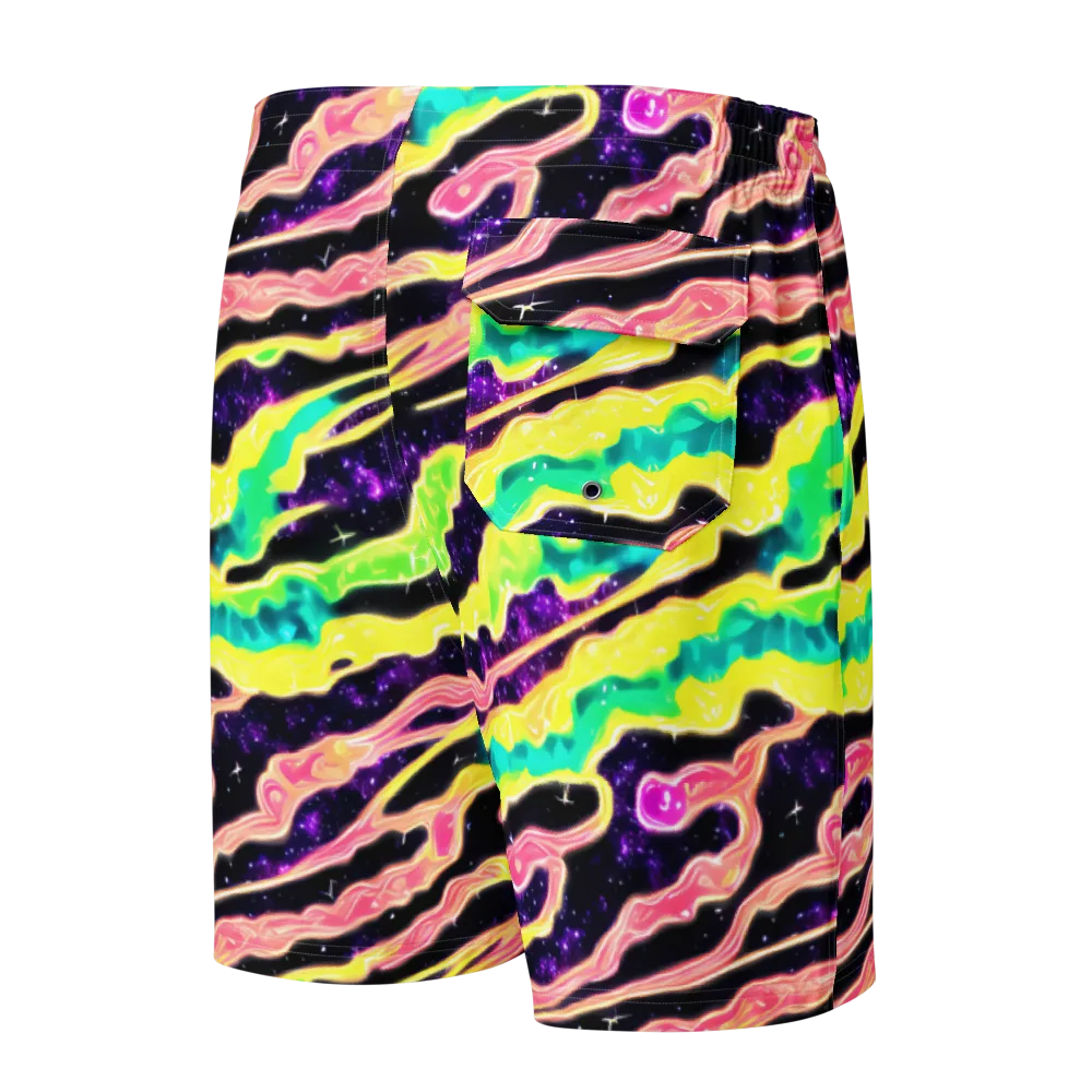 Galactic Taffy on Men's Board Shorts — Back