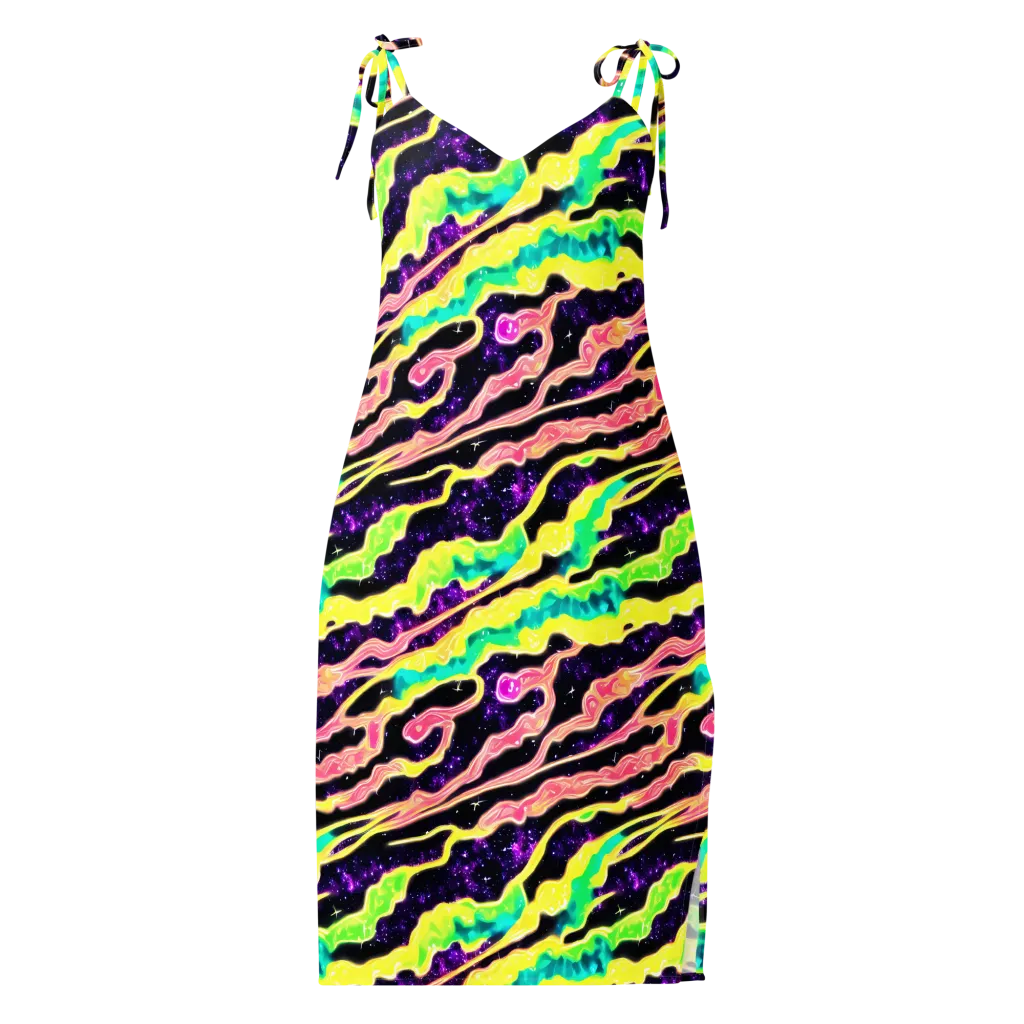 Galactic Taffy on Slip Dress — Front