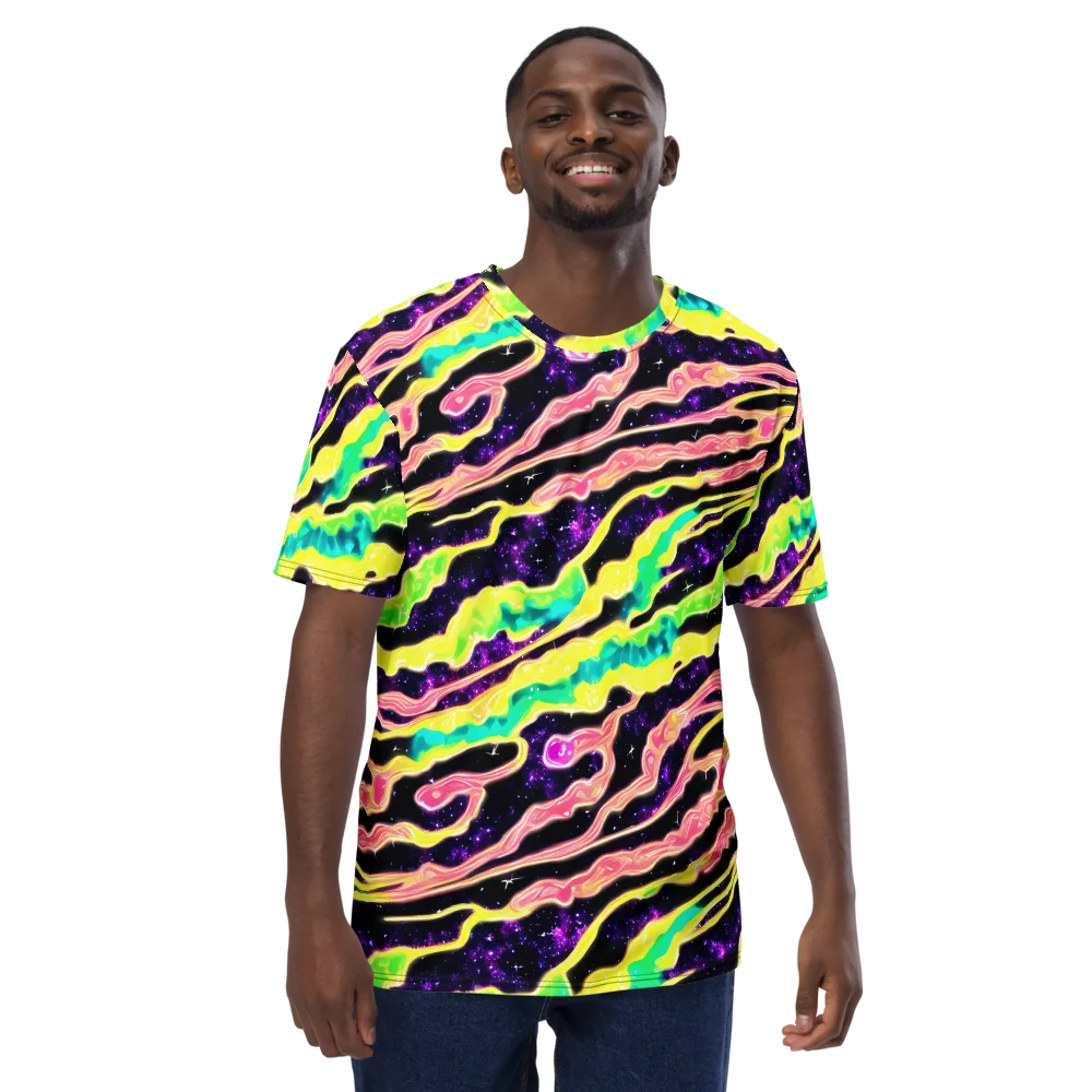 Galactic Taffy on Men's Crew Neck T-Shirt — Front