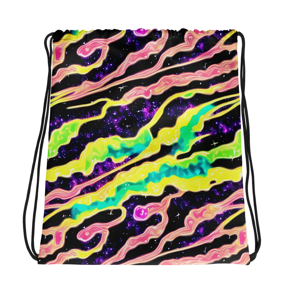Galactic Taffy on Drawstring Bag — Photo