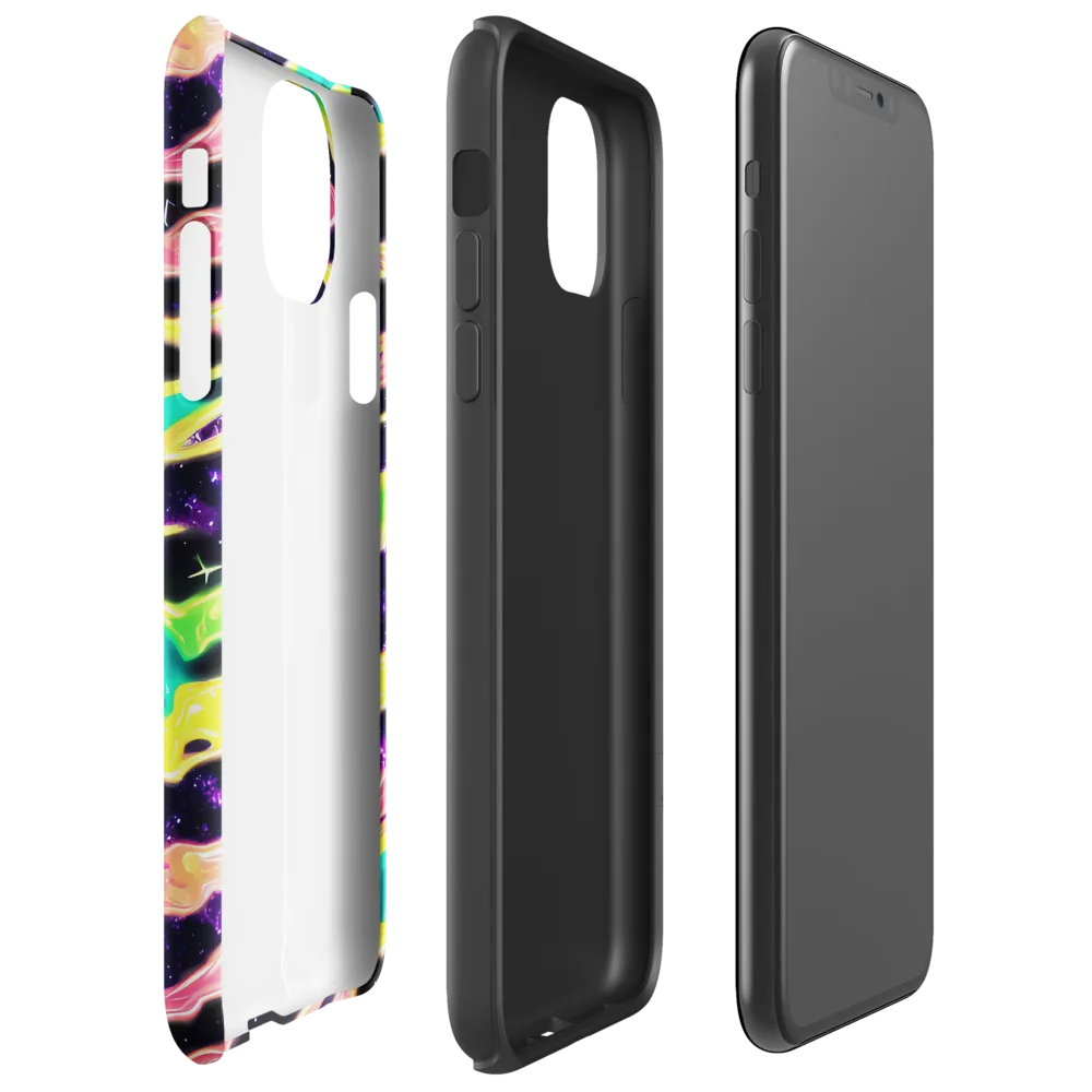 Galactic Taffy on Tough Case for iPhone® — Right