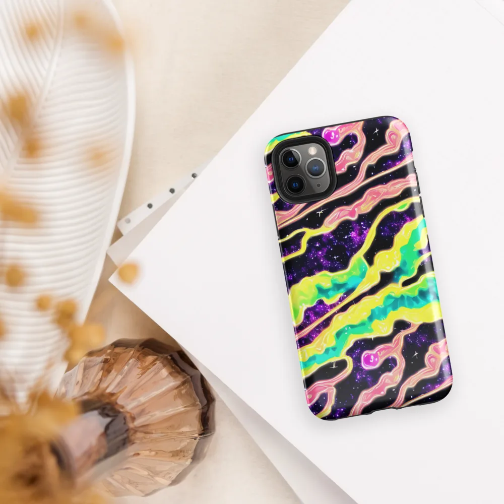 Galactic Taffy on Tough Case for iPhone® — Front