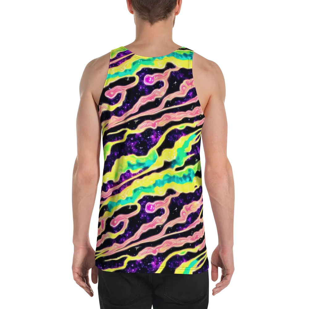 Galactic Taffy on Men's Tank Top — Back