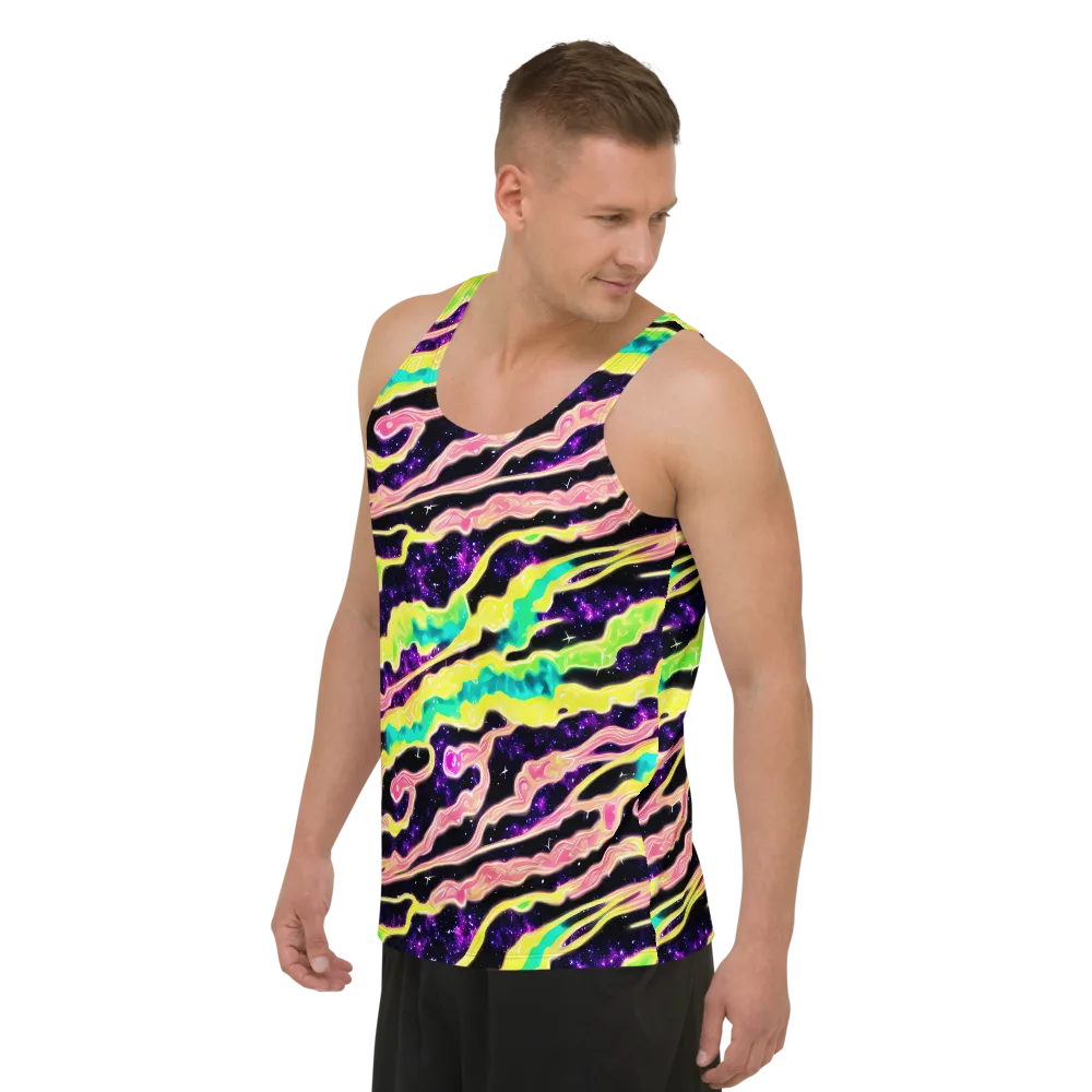 Galactic Taffy on Men's Tank Top — Left Front