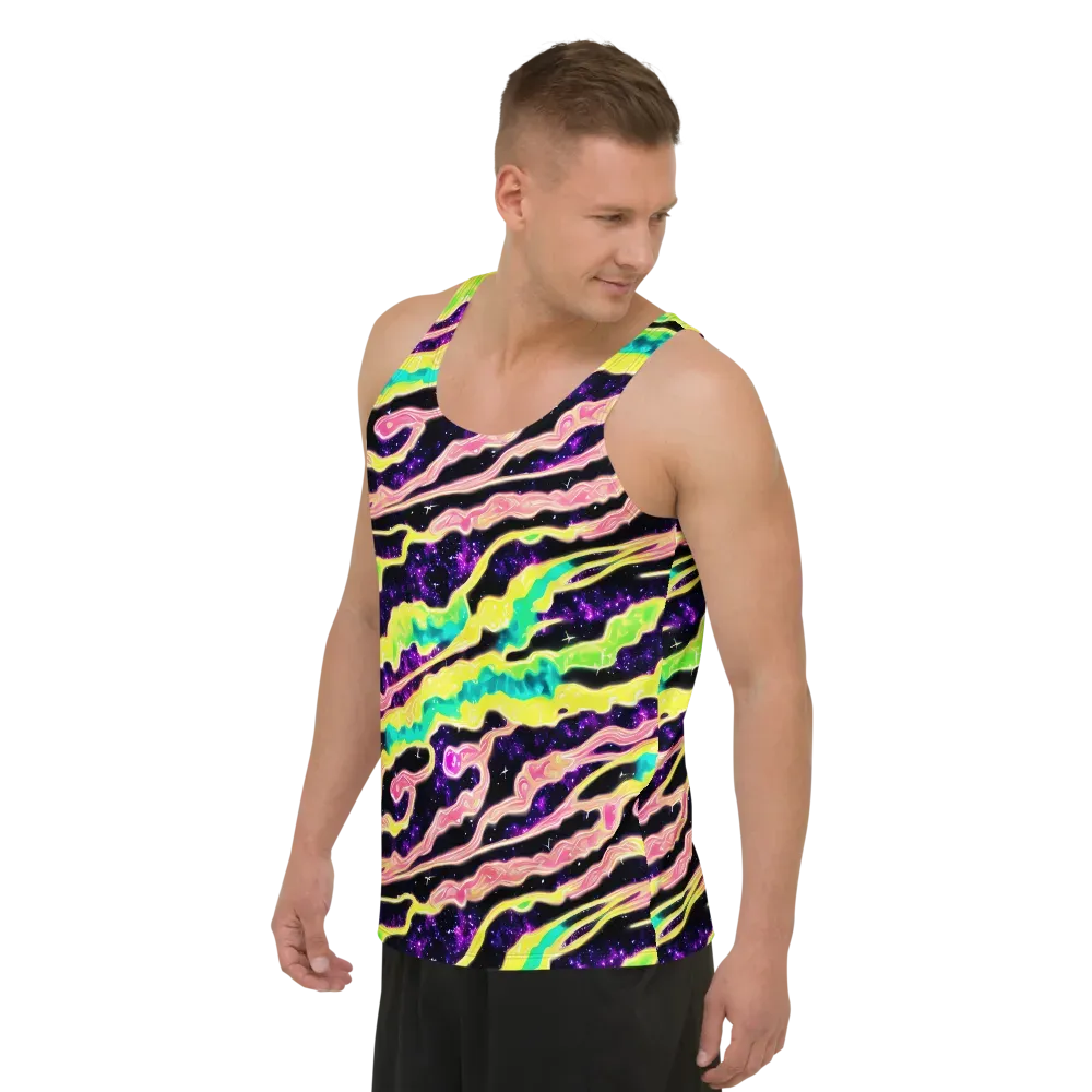 Galactic Taffy on Men's Tank Top — Left Front