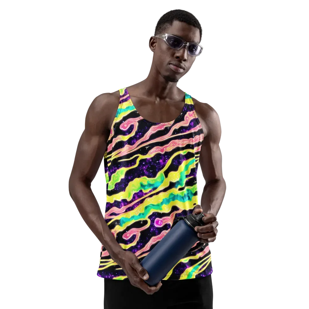 Galactic Taffy on Men's Tank Top — Front