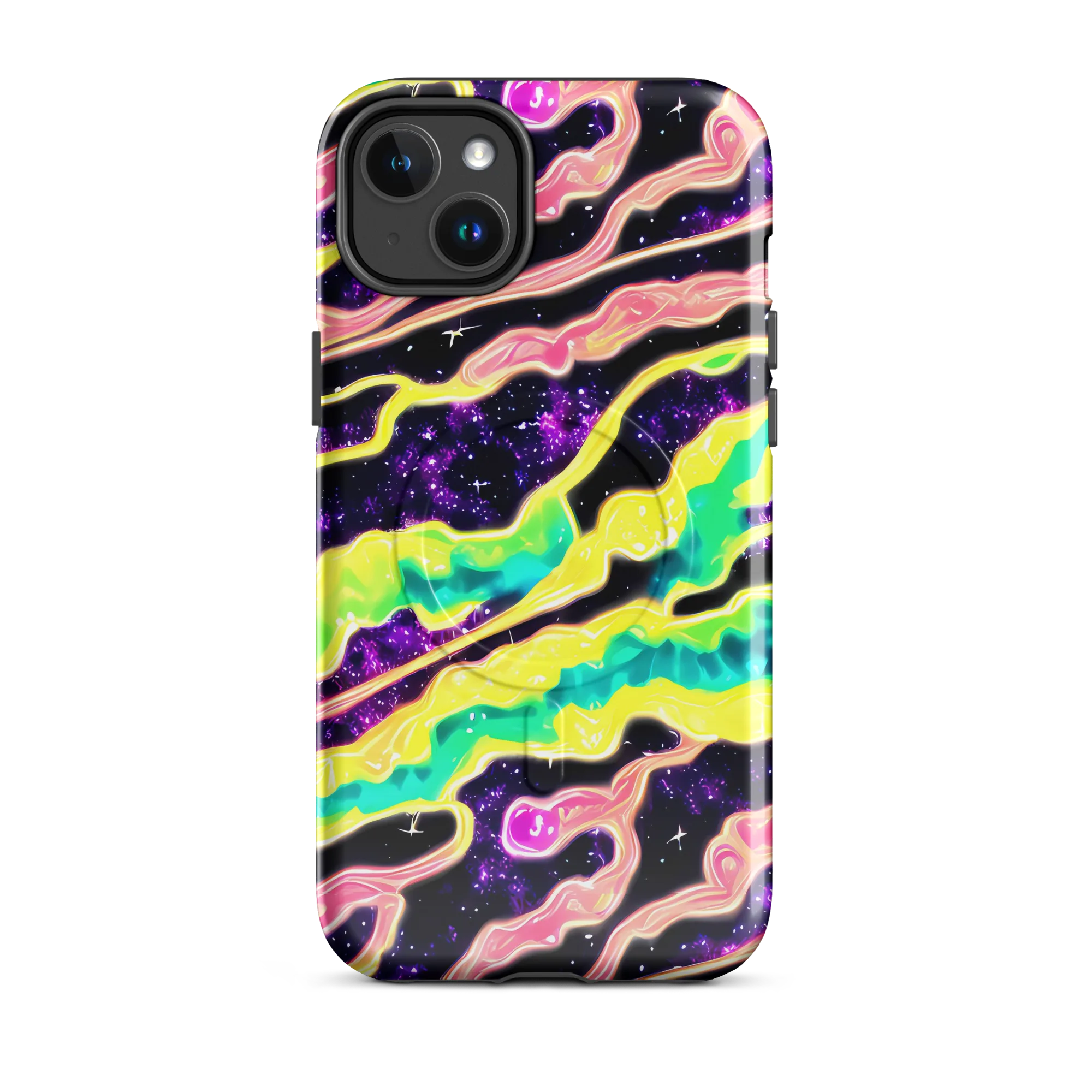 Galactic Taffy on MagSafe Tough Case for iPhone® — Front