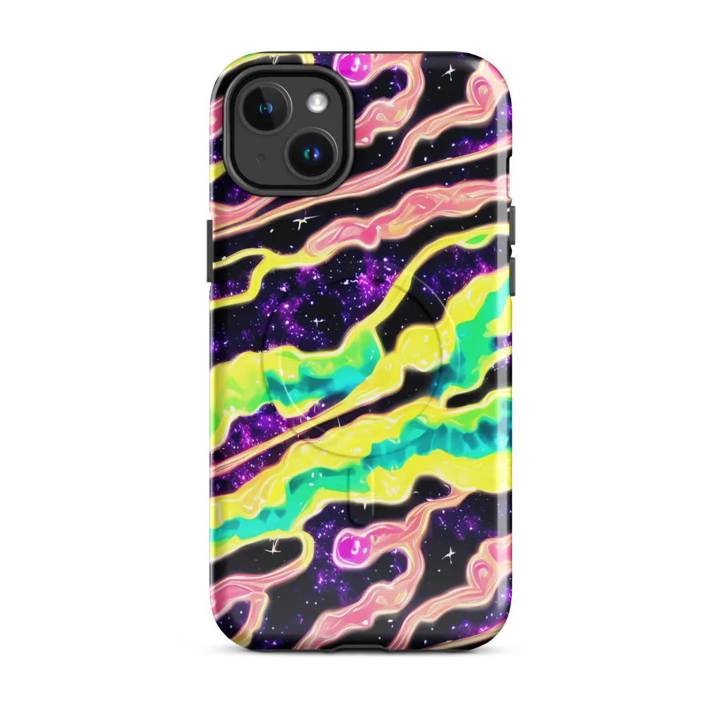 Galactic Taffy on MagSafe Tough Case for iPhone® — Front