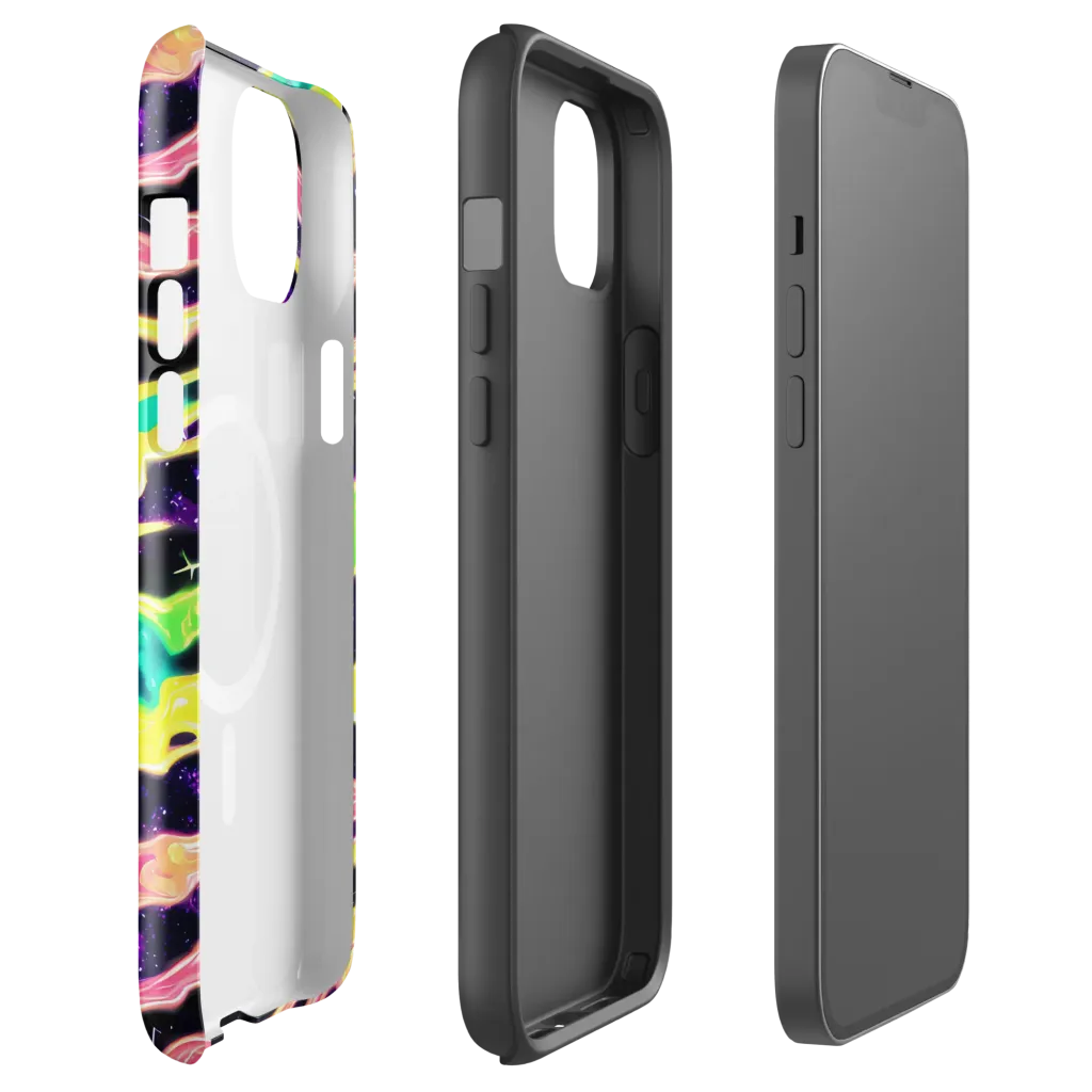 Galactic Taffy on MagSafe Tough Case for iPhone® — Front