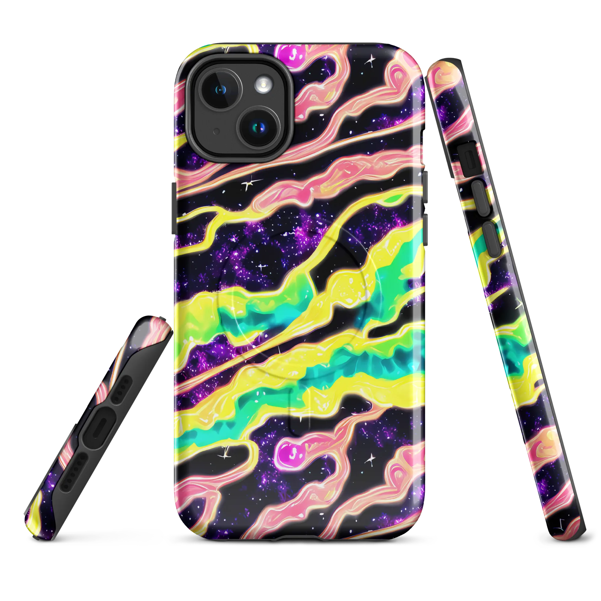 Galactic Taffy on MagSafe Tough Case for iPhone® — Front