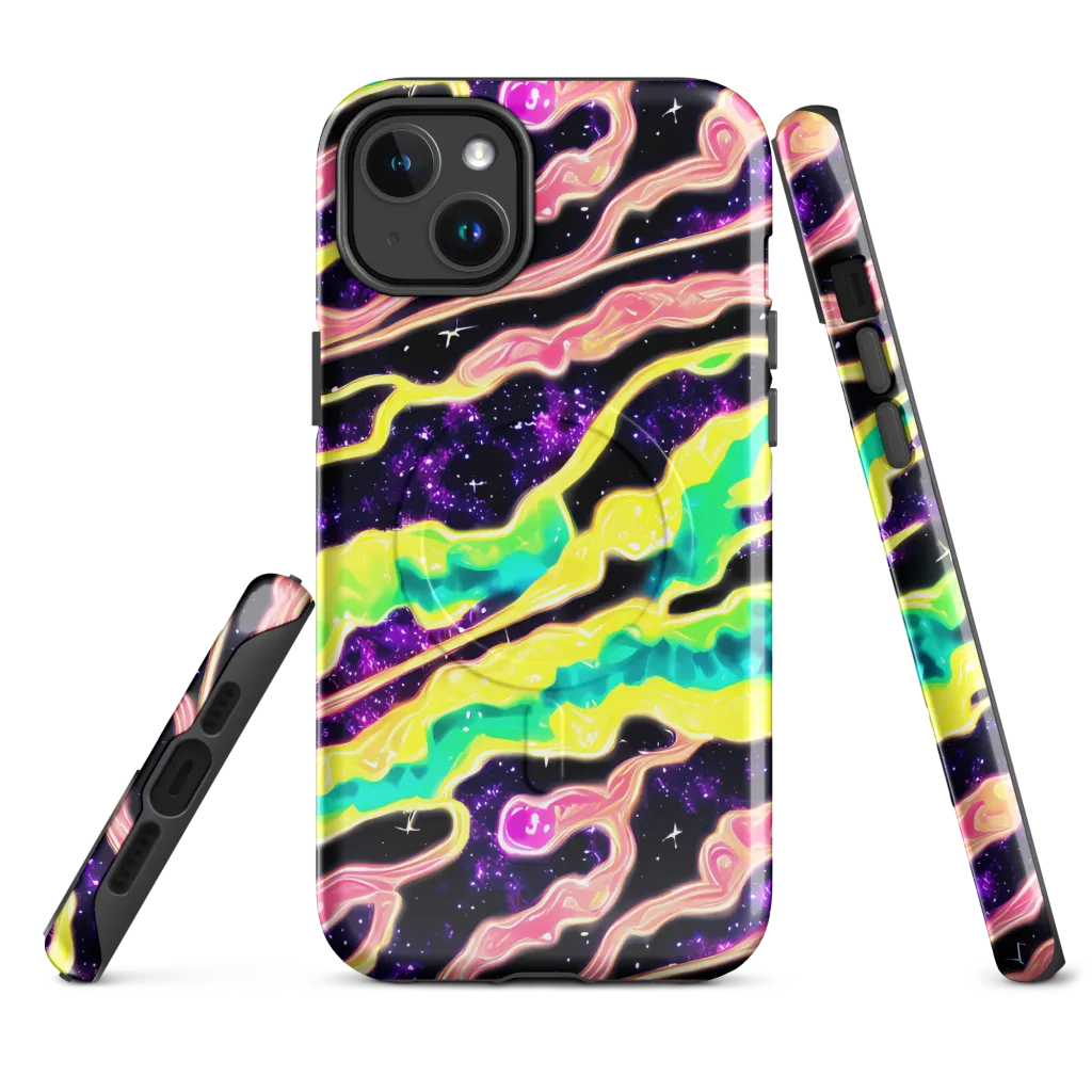 Galactic Taffy on MagSafe Tough Case for iPhone® — Front