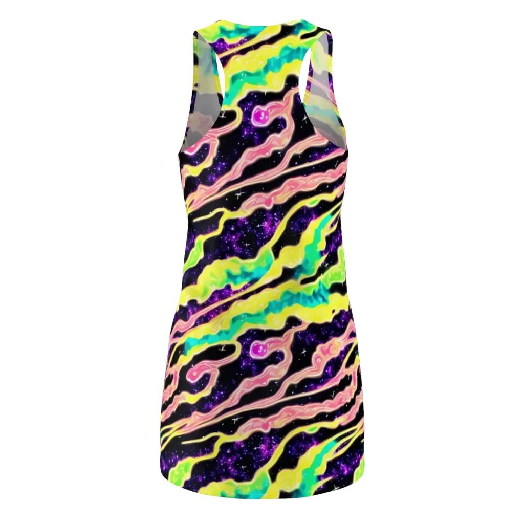 Galactic Taffy on Racerback Dress — Back