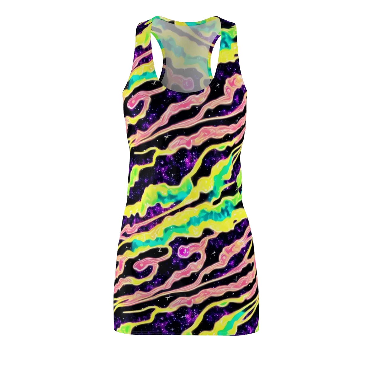 Galactic Taffy on Racerback Dress — Front
