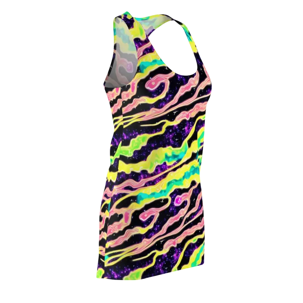 Galactic Taffy on Racerback Dress — Front Side