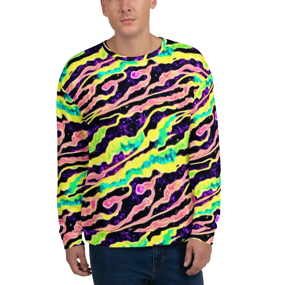 Galactic Taffy on Sweatshirt — Front
