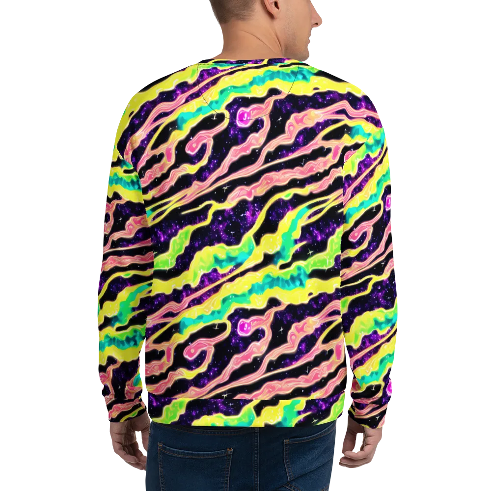 Galactic Taffy on Sweatshirt — Back