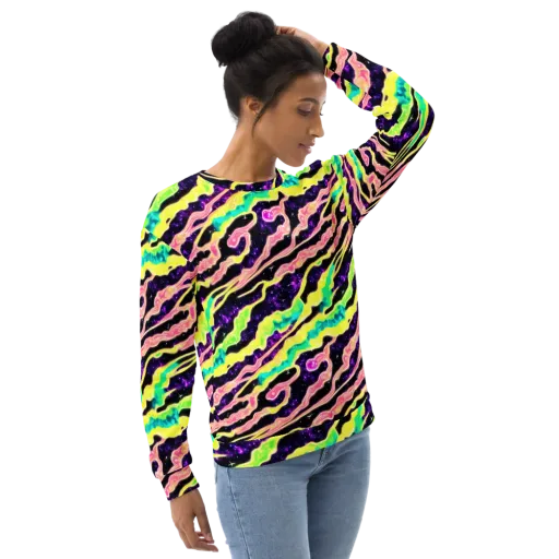 Galactic Taffy on a Sweatshirt